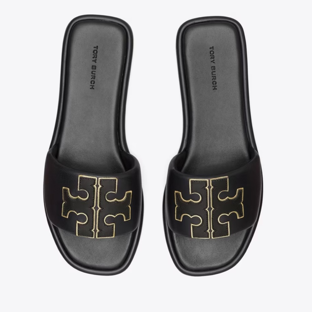 Tory Burch Double T sport slide size 7.5